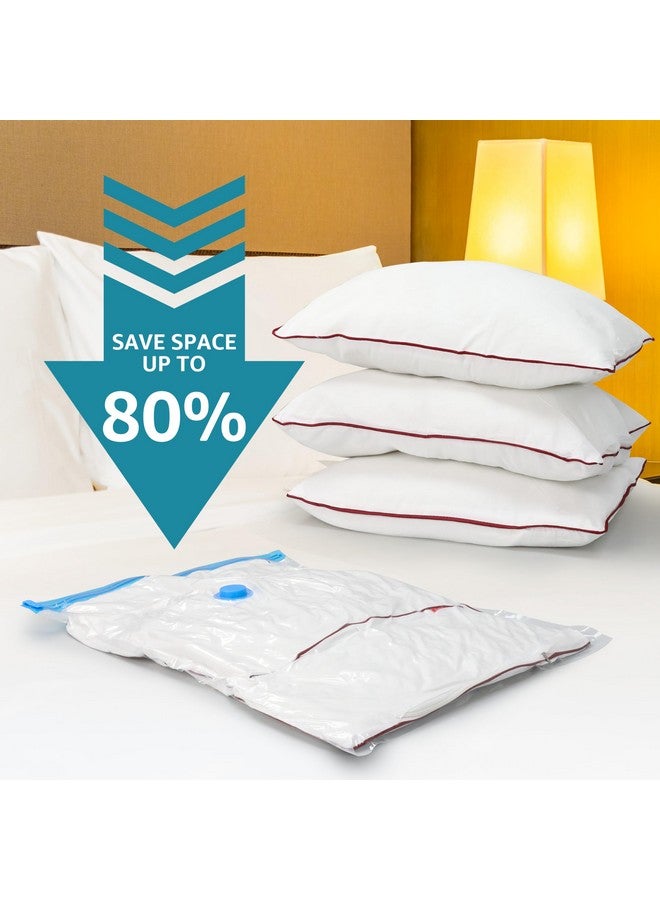 YSSOA YSSOA Vacuum Storage Bags, 8pack-Jumbo Space Saver Vacuum Storage Bags, Vacuum Seal Bags for Clothing, Clothes, Comforters and Blankets Transparent - Image 5