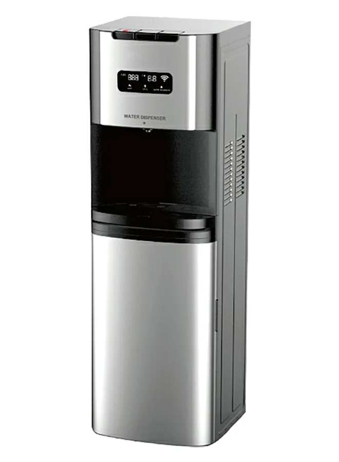 homix Sensor Touch Bottom Loading Hot and Cold Water Dispenser Silver and Black 106.2 x 33.9 x 35.8 cm QRB-21-01E