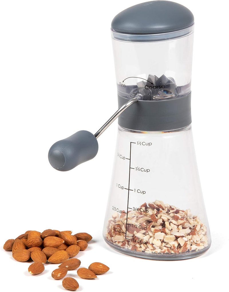 Progressive Prepworks by Nut Chopper with Non-Skid Base, Gray - Image 4