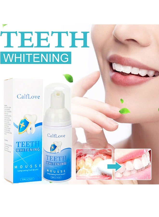CalfLove 1PC Teeth Whitening Mousse Foam Refreshing Breath Deep Cleaning Toothpaste,Fresh Breath,Ultra-fine Mousse Whitening Toothpaste Foam Oral Care,Toothpaste Mouthwash - Image 3