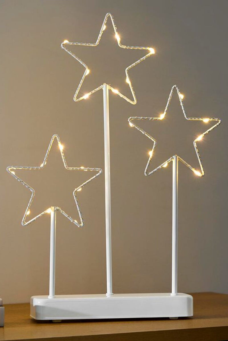 Tchibo LED Standing Stars, White  - Image 1