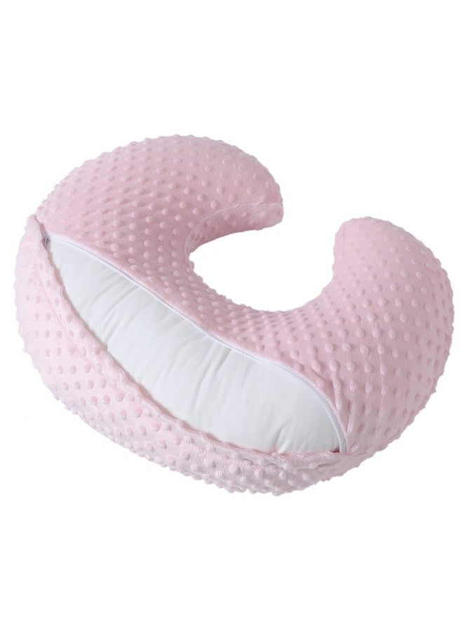 DONOMILO Nursing Pillow and Positioner Breastfeeding and Bottle Feeding, Propping Baby, Tummy Time, Sitting Support for Baby Boy Baby Girl, with Removable Dots Cover (Blushing Bride) - Image 5