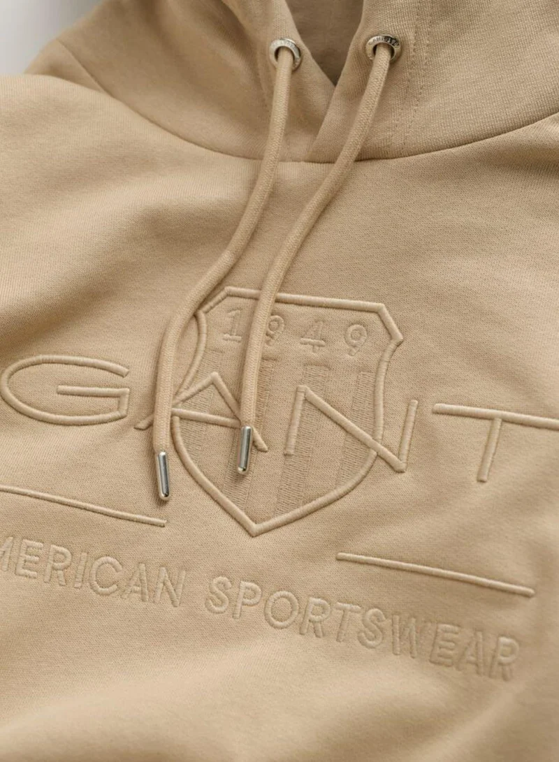 غانت Gant Tonal Shield Hoodie