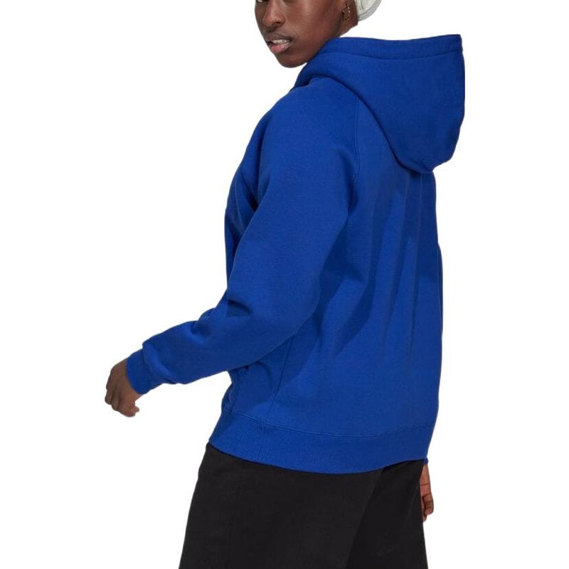 Adidas (WMNS) adidas Oversized Hoodie Sweatshirt 'Blue' - Image 5