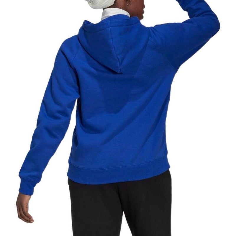 Adidas (WMNS) adidas Oversized Hoodie Sweatshirt 'Blue' - Image 4