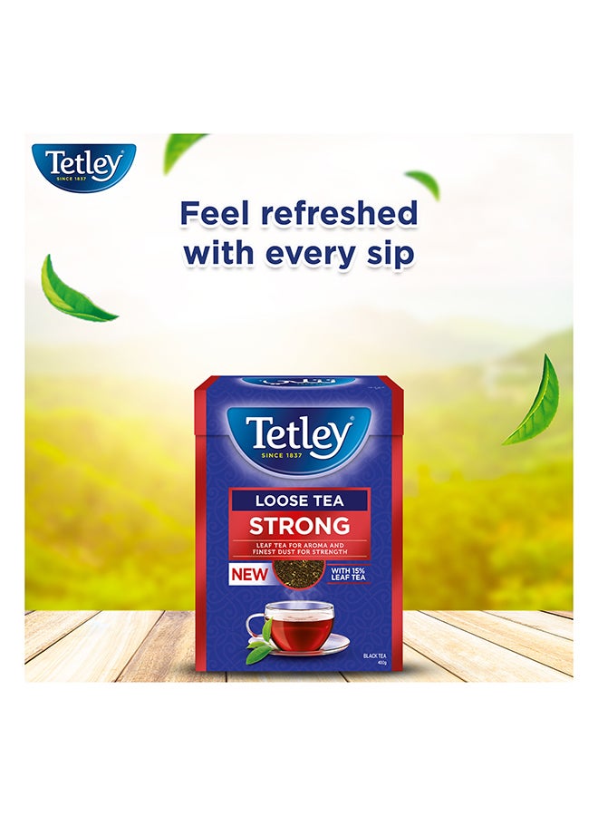 Tetley Black Tea Strong Loose 400Gm - Image 5