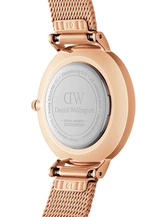 DANIEL WELLINGTON بتيت الأرقام الرومانية 28 ميلروز RG أبيض - Image 3