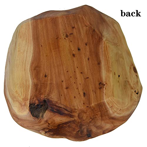 JFFLYIT Creative Wood Bowl Root Carved Bowl Handmade Natural Real Wood Candy Serving Bowl (9"-10") - Image 2