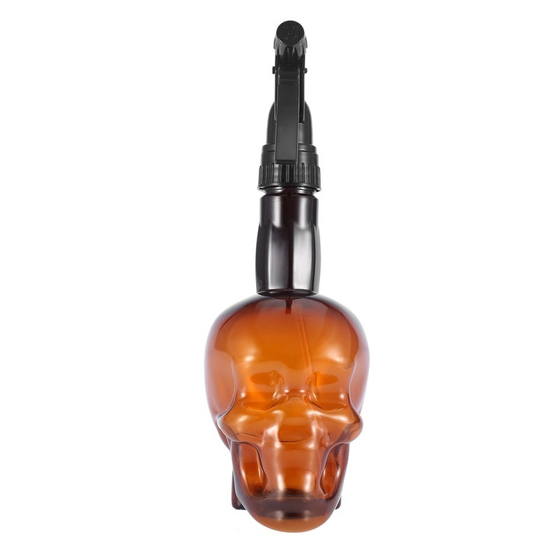 Hair Spray Bottle 300Ml High-Quality Durable Plastic - Stylish Skull Appearance Fine Mist Spray Trigger for Home Hair Care Professional Salon Use - Image 1