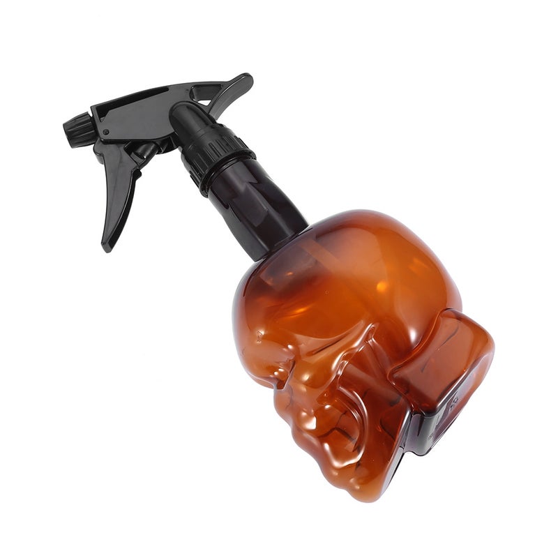 Hair Spray Bottle 300Ml High-Quality Durable Plastic - Stylish Skull Appearance Fine Mist Spray Trigger for Home Hair Care Professional Salon Use - Image 4