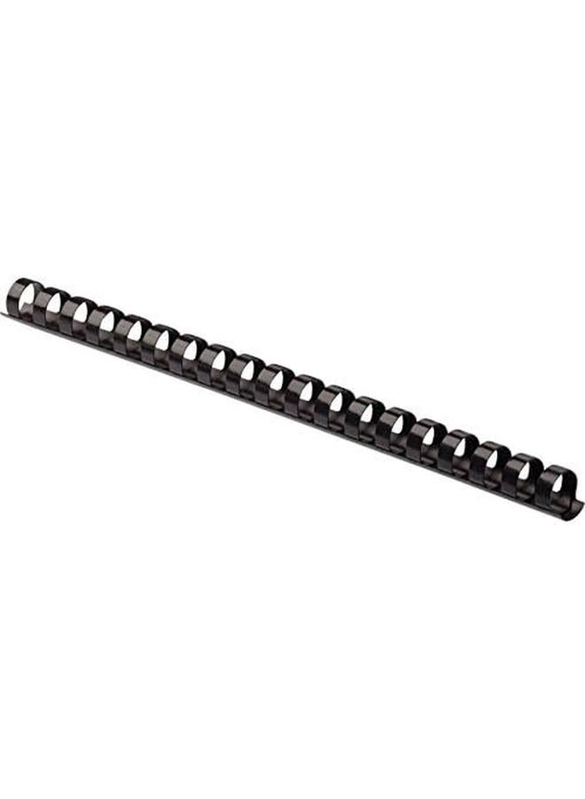Fellowes 52326 Plastic Binding Combs Round Back 1 2 Inches 90 Sheets Black 100 Pack - Image 4