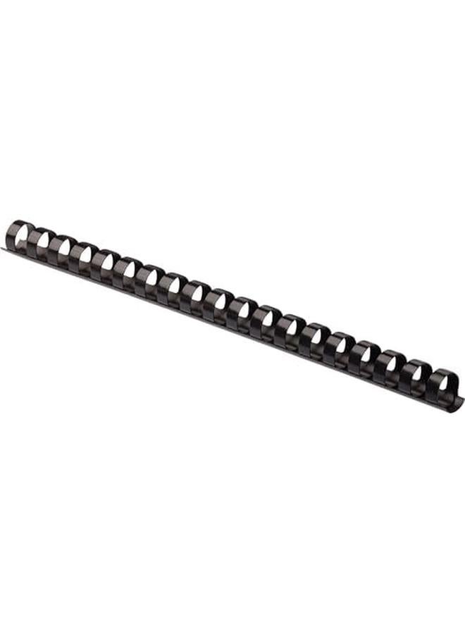 Fellowes 52326 Plastic Binding Combs Round Back 1 2 Inches 90 Sheets Black 100 Pack - Image 2