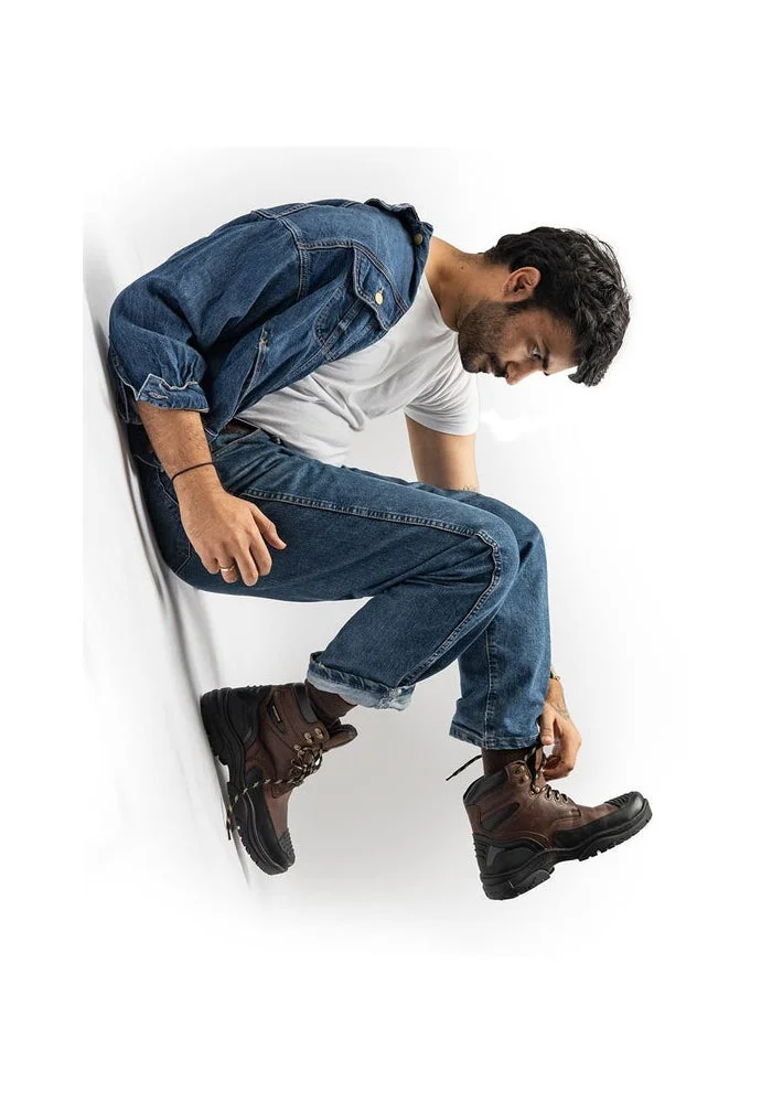 Bacca Bucci Ashwood Brown Bacca Bucci PROTECTOR Leather Motorcycle Boots for Men for Men | Best Price UAE