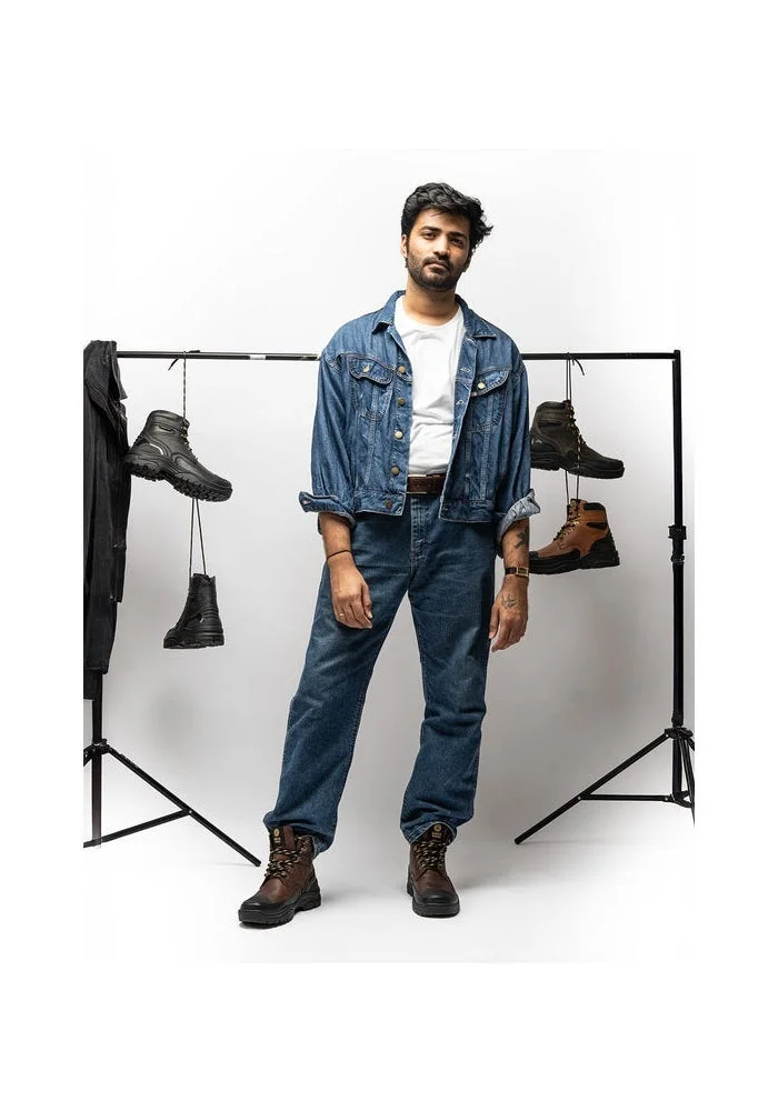 Bacca Bucci Ashwood Brown Bacca Bucci PROTECTOR Leather Motorcycle Boots for Men for Men | Best Price UAE