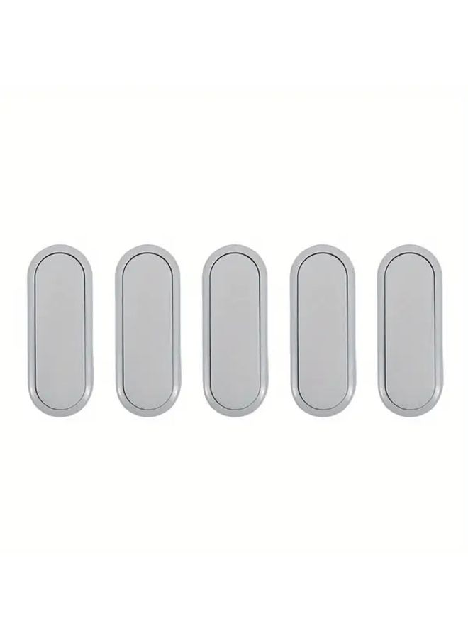 5 Pcs White Anti Pinch Drawer Cabinet Door Lock Safety Latches for Windows - Image 2