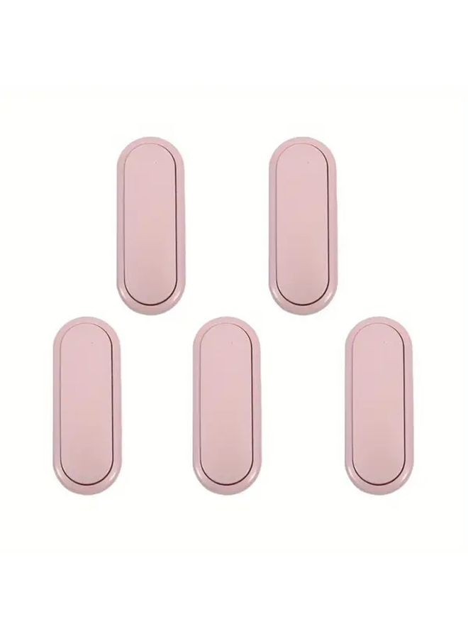5 Pcs White Anti Pinch Drawer Cabinet Door Lock Safety Latches for Windows - Image 1