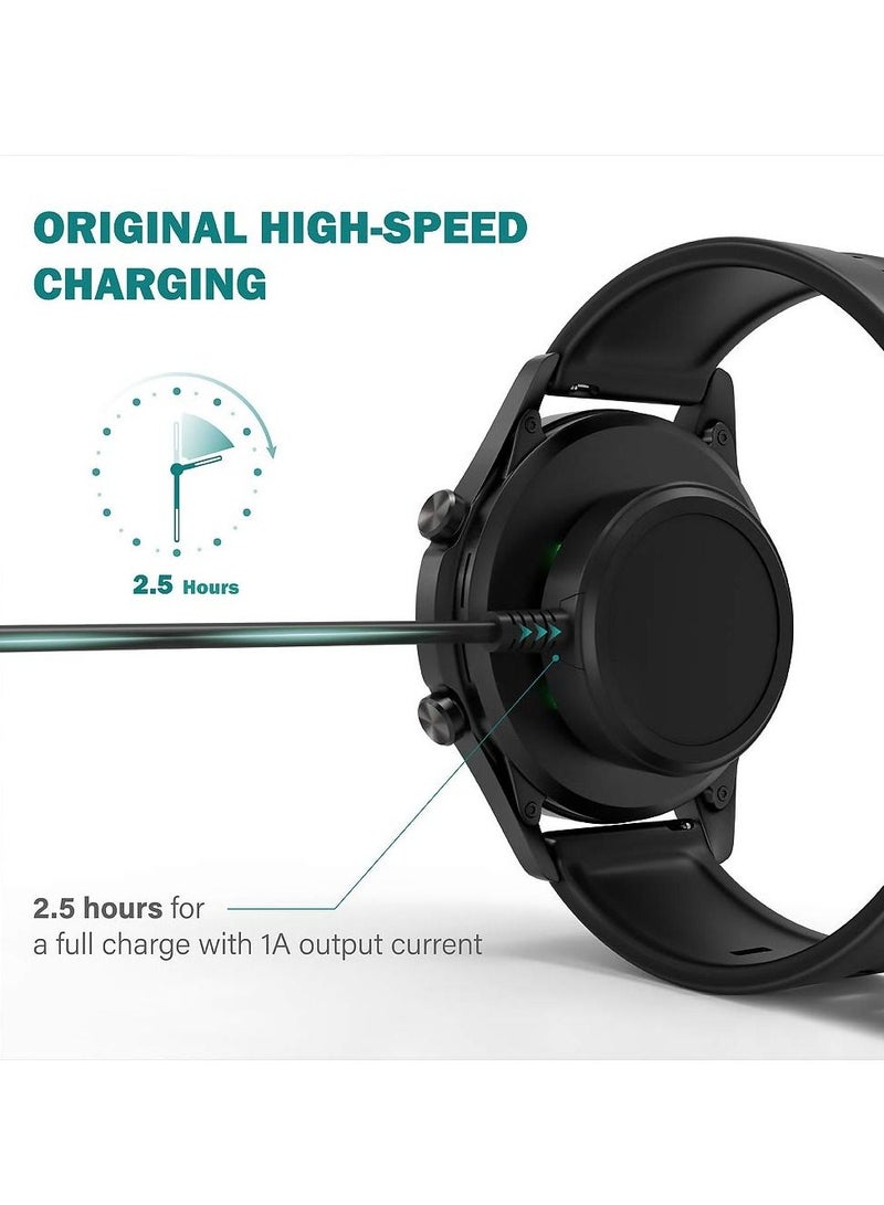 Charger Compatible with Huawei Watch GT, GT2, GT 2e, Honor Watch Magic, Magic 2, Honor Watch GS Pro 100cm USB Charging Cable for Honor Watch Dream - Smart Watch Accessories - Image 2