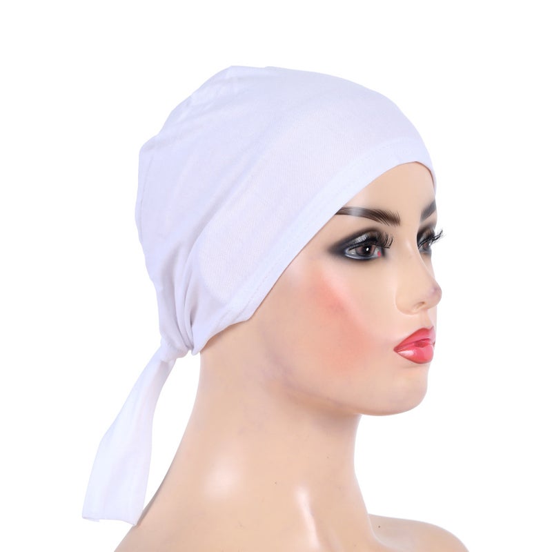 Cotton Strap Headband Hat Hijab Base Cap Malay Gauze H048 - Image 4