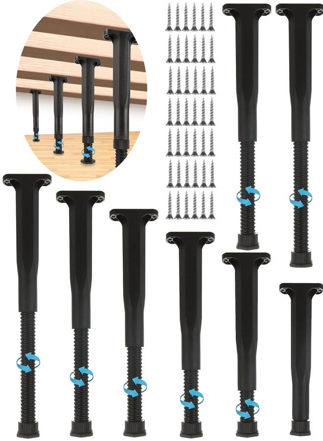 GBACHOOSE 8PCS Bed Frame Support Legs Adjustable Furniture Legs 8.3-14.8 Inch, Bed Support Legs Heavy Duty for Frame/Sofa/Dresser/Chair/Table/Cabinet and Wooden Furniture - Image 1