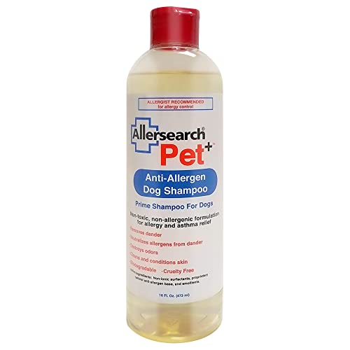 Allersearch Pet+ Anti-Allergen Dog Shampoo 16 Oz - Image 1