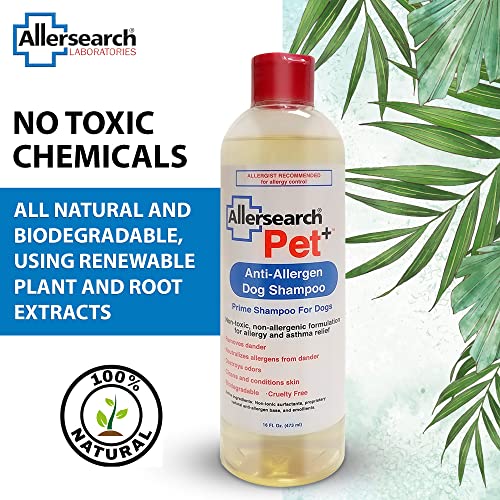 Allersearch Pet+ Anti-Allergen Dog Shampoo 16 Oz - Image 2