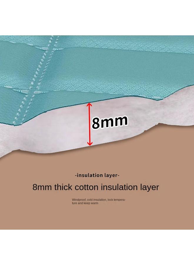 Bluejw High-end Bathroom Round Bath Cover Bath Account Thickened Thermal Insulation Cotton Winter Bath Shower Curtain Home Warm Shower Protection - Image 5
