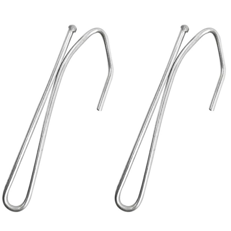 ND 50 Pcs Stainless Steel Pinch Pleat Curtain Hooks
