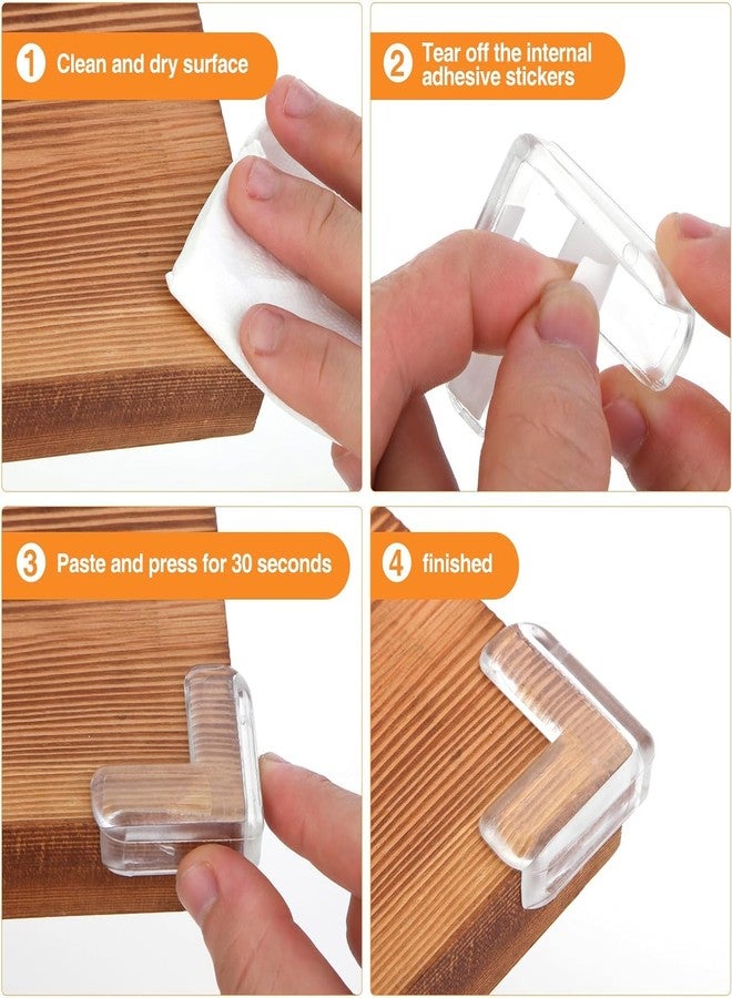 HINMIN Silicon Corner Protector Sharp Edge Protector for Furniture Baby Bed Corners Edge Guard Child Safety Corner Edge Corner Safety Guard for Kids (20) - Image 3