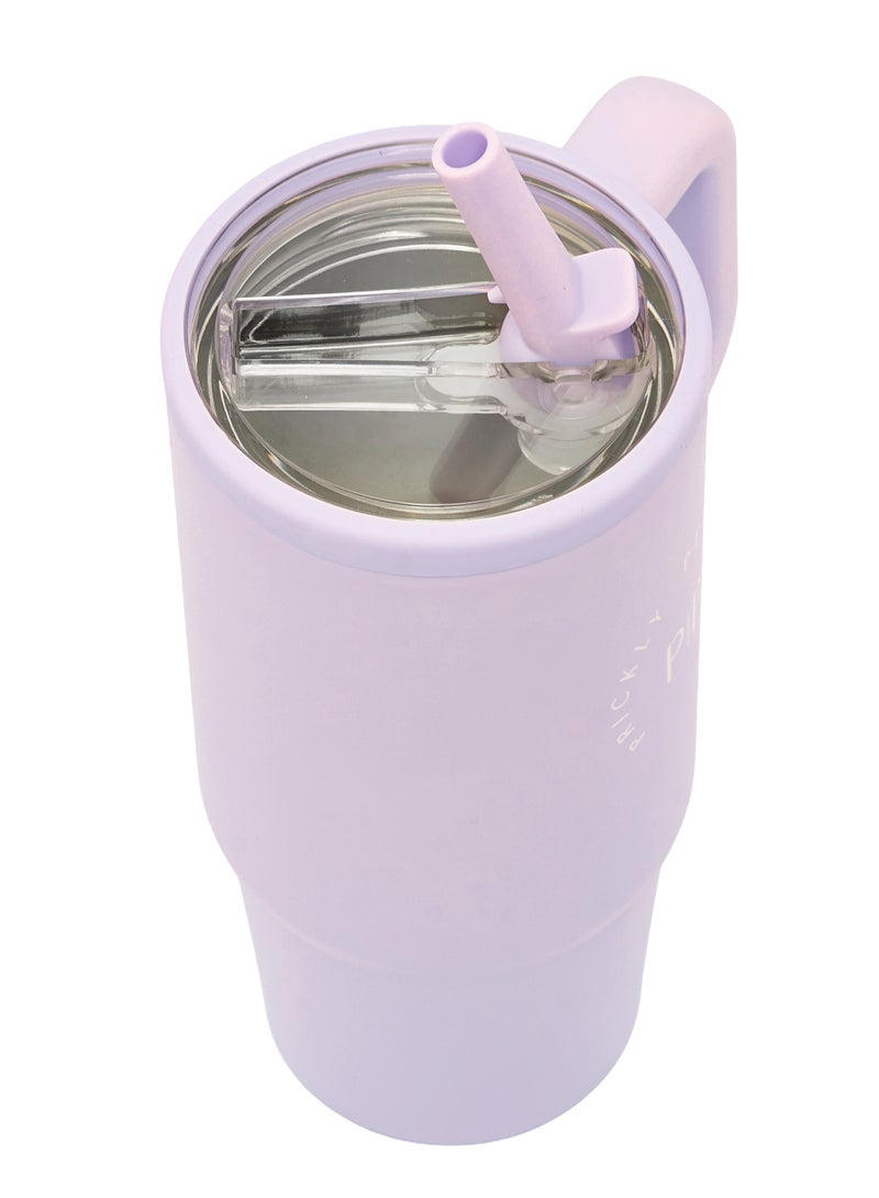 Prickly Pear Stainless Steel 20 Oz Hydrator 2.0 Water Bottle Lilac Logo - Image 4