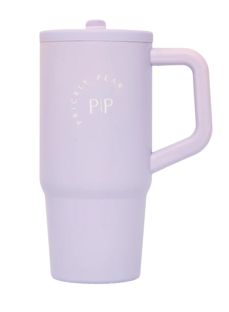 Prickly Pear Stainless Steel 20 Oz Hydrator 2.0 Water Bottle Lilac Logo