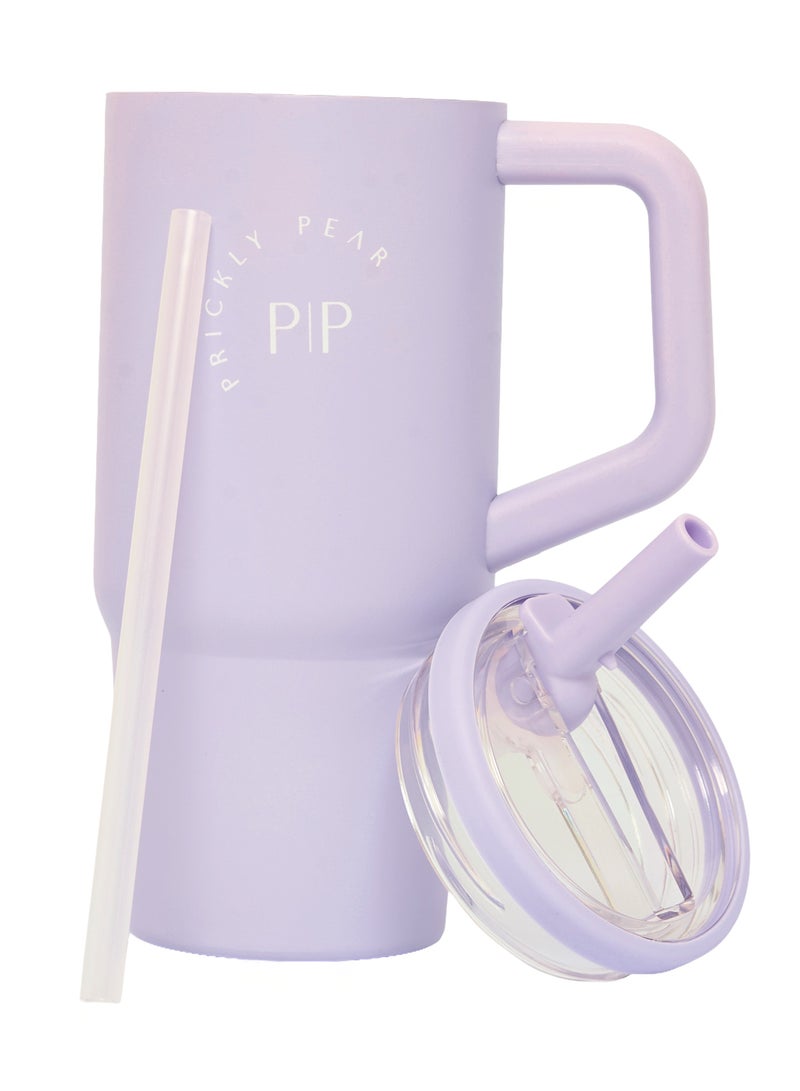 Prickly Pear Stainless Steel 20 Oz Hydrator 2.0 Water Bottle Lilac Logo - Image 1