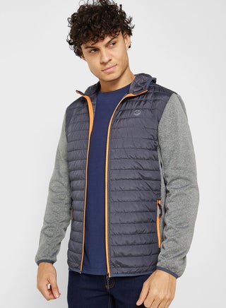 Zip Through Quilted Jacket