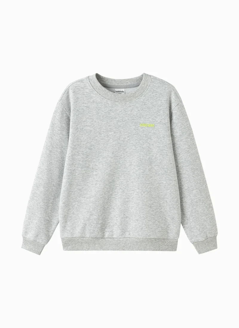 Balabala Grey Kids Unisex Round neck sweatshirt  | Best Price UAE