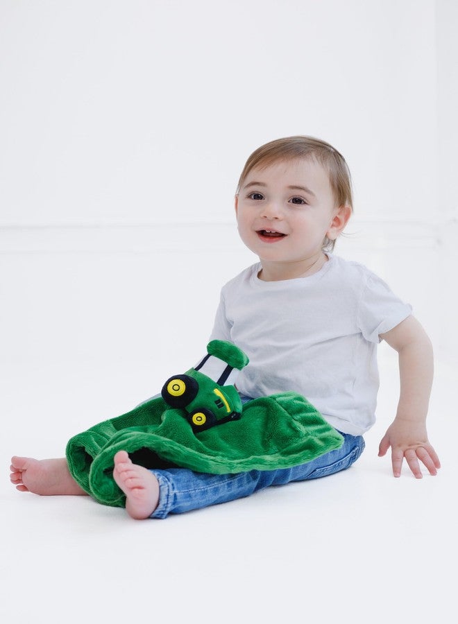 جون دير بطانية أمان للأطفال حديثي الولادة من جرار جون ديري، لون أخضر، مقاس واحد - Image 2