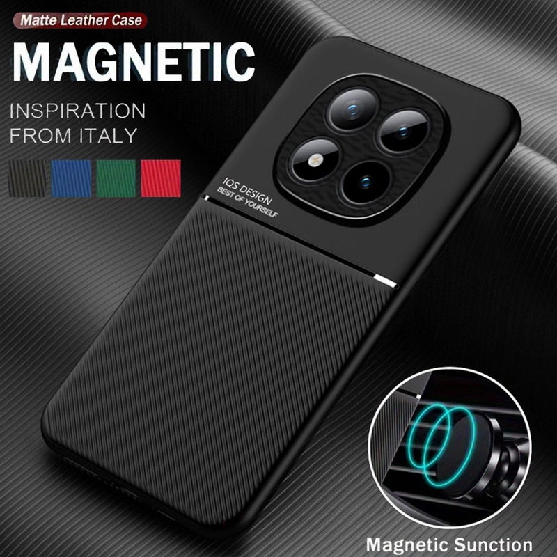 غلاف هاتف من نوع بريميوم لجهاز Redmi Note 15 Proplus بلون أخضر، فائق النحافة، غير قابل للانزلاق، مضاد للصدمات، بنسيج عتيق، واقٍ. - Image 1