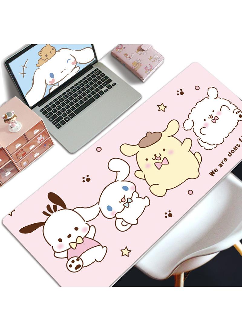 Y&D Cinnamoroll Gaming Mouse Pad Extended Large Mat Desk Pad Stitched Edges Mousepad Long Mouse Pad And Non-Slip Rubber Base Mice Pad 800x300x5mm  - Image 1