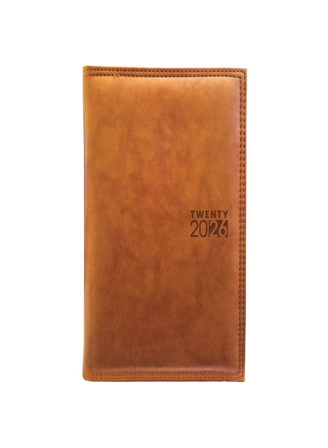 Scholar New Year 2026 CHANCELLOR Diary - 70 GSM Smooth Natural Shade Paper | Month Cut | One Date a Page (Sunday Separate) | Rich Leather Finish PU Cover with Golden Edges | Premium Daily Planner (A5) - Image 1