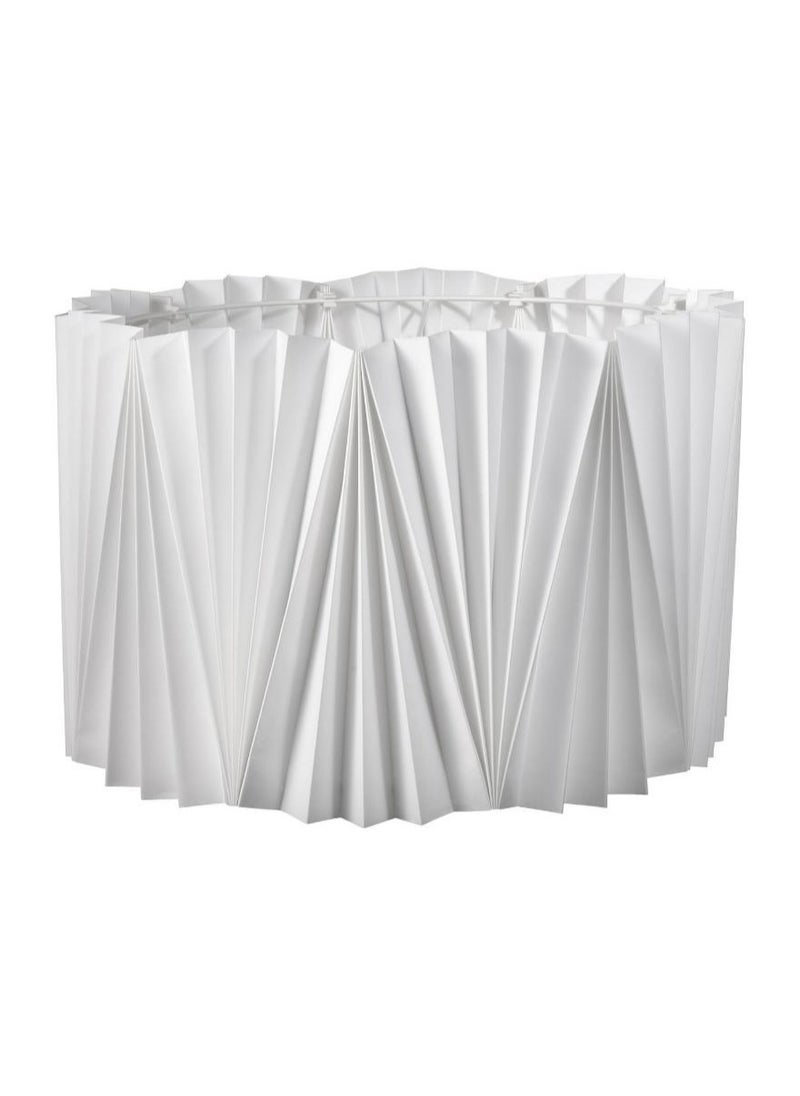 Generic Kungshult Lamp Shade Pleated White 42 Cm 