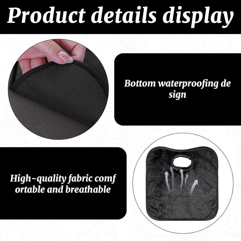 Grosion 3-Piece Potty Training Car Seat Protector for Toddlers and Kids - Black - Image 3