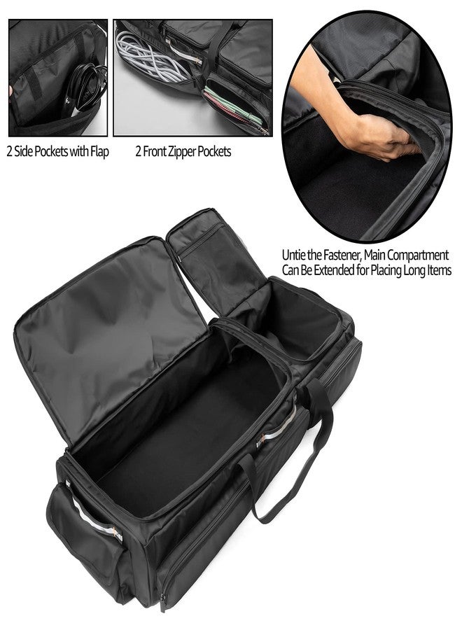 samdew Under Seat Storage Bag Fit for SuperCrew Cab & Crew Cab, Back Seat Double-Compartment Organizer for Truck, Practical Underseat Tool Box with Inner Dividers & Multiple Pockets (Patented Design) - Image 5