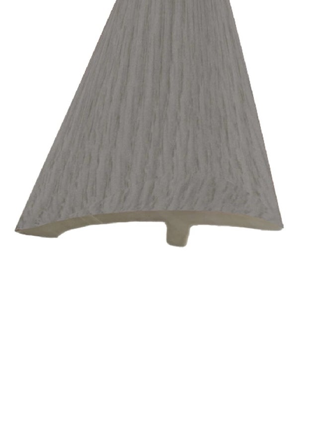 Stepclick High-Quality and Durable PVC T-Reducer Grey 1 x 5.5 x 291 cm JF-R55-121