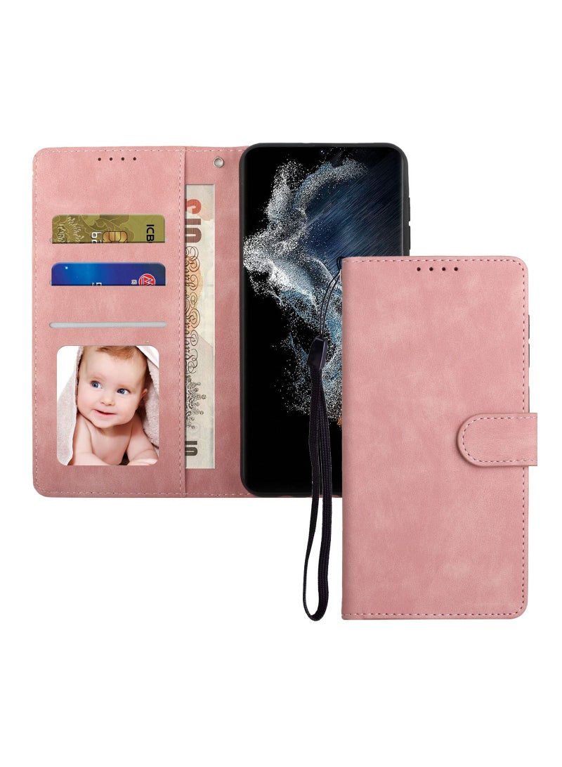 Suteni Magnetic Clasp Flip Cover Card Slots Leather Phone Case for Samsung - Image 3