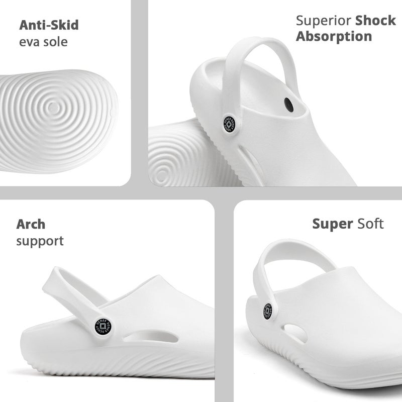 Face White Clogs for Men - Image 4