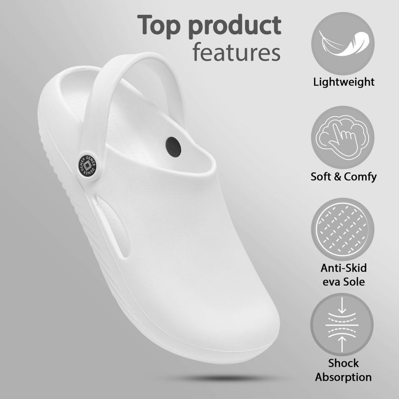 Face White Clogs for Men - Image 3