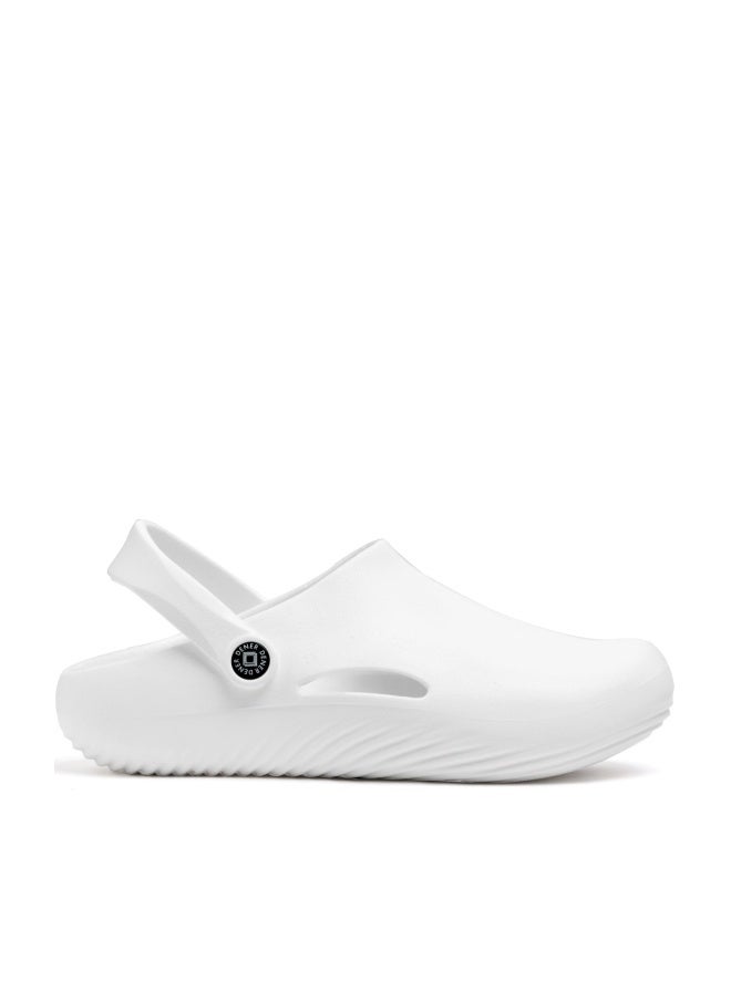 Face White Clogs for Men - Image 1