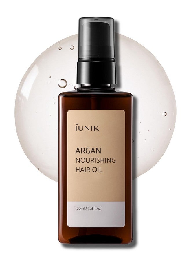 IUNIK Argan 3.9% Hair Oil Serum Nourishing for Dry and Damaged Hair - Anti Frizz Lightweight Hair Treatment Deep Conditioner Mask, Paraben and Sulfate Free, Aceite de Argan Cabello 3.38 Fl Oz Korean - Image 1