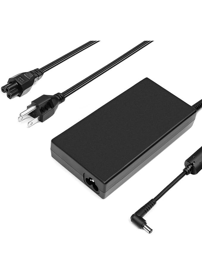 Terabyte 120W 19.5V 6.15A AC Charger Compatiable for MSI Gaming Notebook A12-120P1A A15-120P1A ADP-120MH D MSI GP60 GE60 GE62 GE70 GT640 GT725 CX62 GL62 GE70K Z370 Laptop Power Supply Cord - Image 1