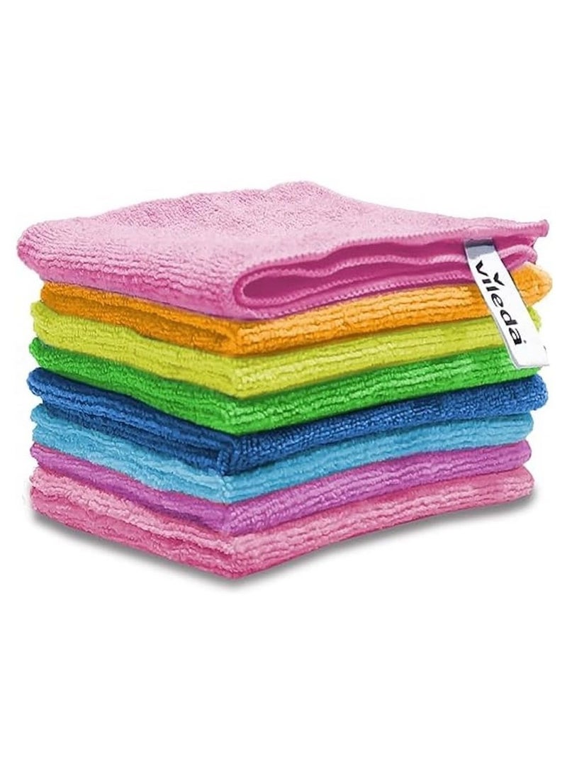 Vileda Microfibre Colors Apc 8Pc Vldw150541 30x30cm