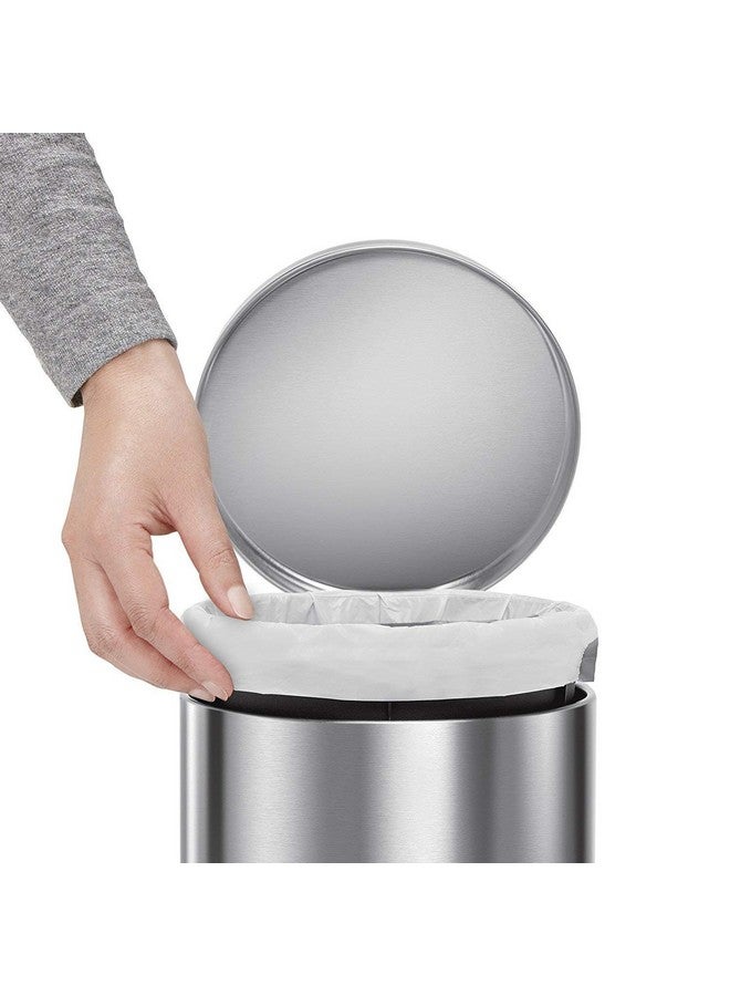 OPR Stainless Steel Step-On Plain Pedal Dustbin With Lid | Trash Can For Bathroom, Home, Kitchen, Washrooms, Room And Office With Lid(Medium Size) (8 x 12-inch - 7 Litres) - Image 4