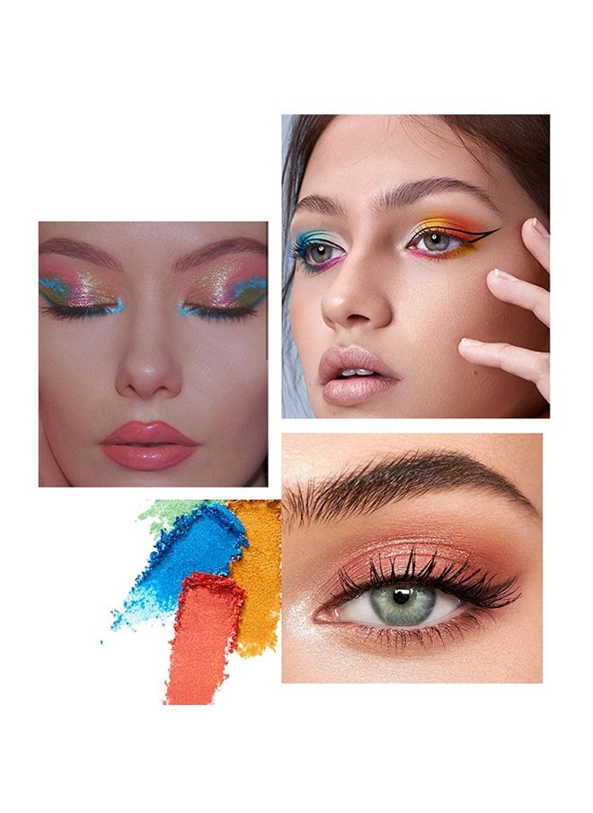 Misiou Beauty Landscape eyeshadow tray, waterproof, color, pearl, stage, white clouds blue sky green grassland #01  - Image 5